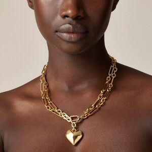 NWOT - J.Crew Women’s Heart Pendant Necklace